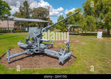 Delungra Anzac Park, datato 2015, a Delungra, nuovo Galles del Sud settentrionale, australia Foto Stock