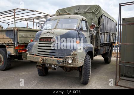 vecchio esercito britannico bedford rl camion Foto Stock