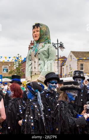 Morris Dancing all'Ossett Bercart Festival 2019 Foto Stock