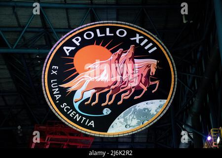 Capo Canaveral, FL - Sep 10 2021: La patch per la missione Apollo XII Foto Stock