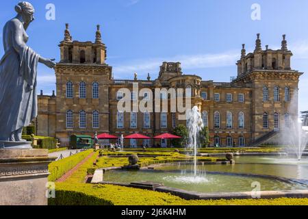 Il Palazzo di Blenheim, Oxfordshire, Inghilterra Foto Stock