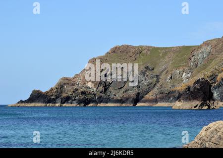 Kynance Cove, Cornovaglia - 20 luglio 202: Viste di Kynance Cove Foto Stock