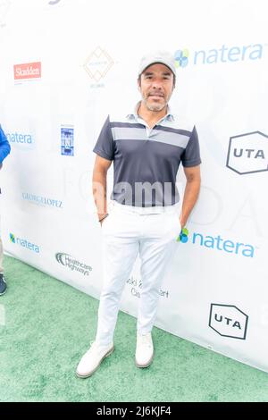 Oluca Lake, California, USA, 02/05/2022, Toluca Lake, USA. 02nd maggio 2022. Michael Irby partecipa al Torneo annuale di golf di George Lopez Foundation 15th al Lakeside Country Club, Toluca Lake, CA il 2 maggio 2022 credito: Eugene Powers/Alamy Live News Foto Stock