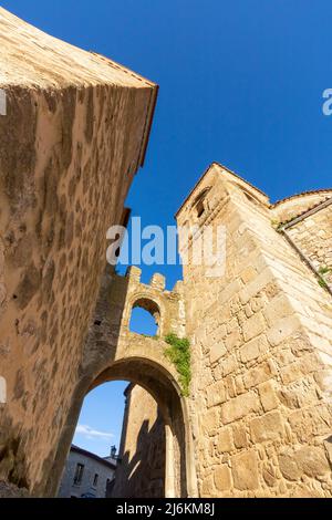 Torre medievale Casa Fuerte Luis de Chavez el viejo Foto Stock