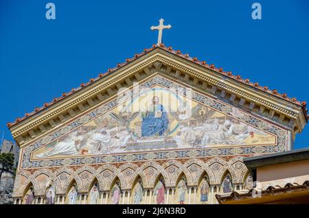 La Costiera Amalfitana, Italia sudoccidentale Foto Stock