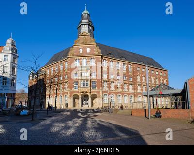 Tribunale amministrativo nella Città Vecchia di Gelsenkirchen, Ruhr Area, Renania Settentrionale-Vestfalia, Germania, Europa Foto Stock