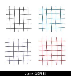 Cella disegnata a mano, elemento di design per decorazione. Illustrazione Vettoriale