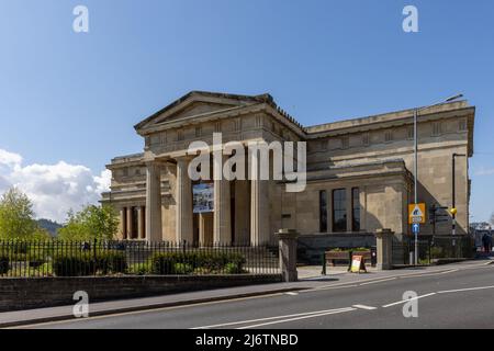 Brecknock Museum & Art Gallery nel centro della città di Brecon, Powys, South Wales, Regno Unito Foto Stock