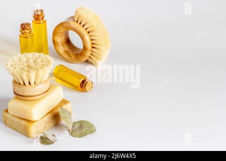 Zero accessori per massaggi e bagni, prodotti spa Foto Stock