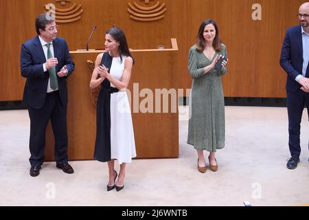 Merida, Spagna. 4 maggio 2022, Merida, Estremadura, Spagna: Regina Letizia di Spagna, Ione Belarra partecipa alla presidenza della riunione del Consiglio del Consiglio reale dei Trustees sulla disabilità e della "Regina Letizia Awards 2021" all'Assemblea dell'Estremadura il 4 maggio 30th 2022 a Merida, Spagna (Credit Image: © Jack Abuin/ZUMA Press Wire) Credit: ZUMA Press, Inc./Alamy Live News Foto Stock