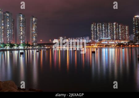 Tsuen WAN- Hong Kong Foto Stock