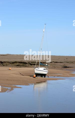 Wells-next-the-Sea, Norfolk, UK - 17 April 2021: Views of Wells-next-the-Sea Foto Stock