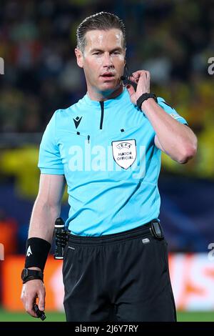 Estadio de la Ceramica, Vilareal, Spagna, 03 maggio 2022, Arbitro Danny Makkelie durante Villarreal CF vs Liverpool FC - UEFA Champions League calcio Foto Stock