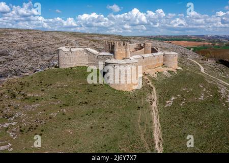 Berlanga de Duero Castello Soria Provincia Castiglia e Leon Spagna Foto Stock