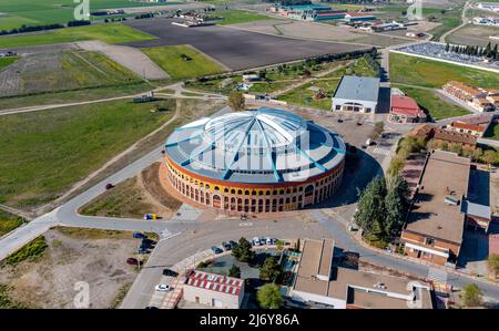 La provincia di Valladolid, comunità autonoma di Castilla y Leon, in Spagna, è un comune rurale del dipartimento di Castilla y Leon, nella regione di Tierra de Pinares. Foto Stock