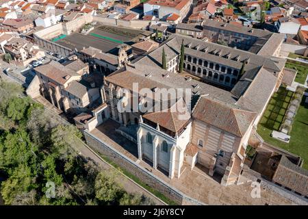 Vedi Monastero reale di Santa Clara nella provincia di Tordesillas Valladolid Spagna Foto Stock