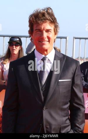 San Diego, California. 4th maggio 2022. Tom Cruise agli arrivi per LA PISTOLA SUPERIORE: MAVERICK Premiere, USS Midway Museum, San Diego, CA 4 maggio 2022. Credit: Priscilla Grant/Everett Collection/Alamy Live News Foto Stock