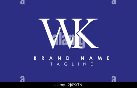 Lettere alfabetiche iniziali logo monogramma Illustrazione Vettoriale