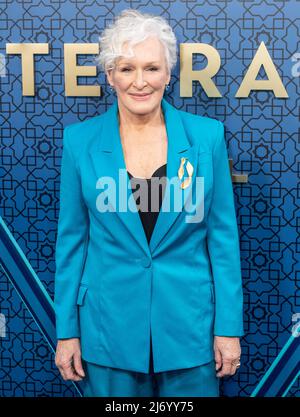 Glenn Close partecipa alla seconda prima di Apple "Teheran" al Robin Williams Center di New York il 4 maggio 2022. (Foto di Lev Radin/Sipa USA) Foto Stock