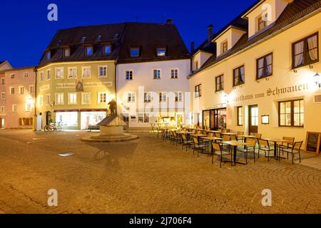 Germania Baviera strada Romantica. Fussen. Foto Stock