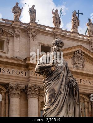 Vista da San Pietro, Roma Foto Stock