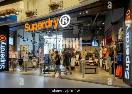 Negozio di superdry Thailandia Foto Stock