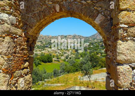 BAFA Golu, Lago Golu, e l'antica città di Heraklia, Mugla, Turchia Foto Stock