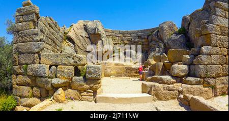 BAFA Golu, Lago Golu, e l'antica città di Heraklia, Mugla, Turchia Foto Stock