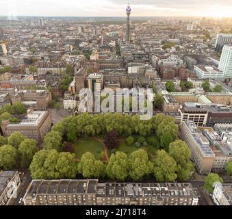 Fitzrovia e Gordon Square, Londra, Inghilterra Foto Stock