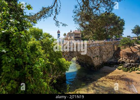 Ponte a Casa Museu de Santa Maria, Cascais, Portogallo Foto Stock