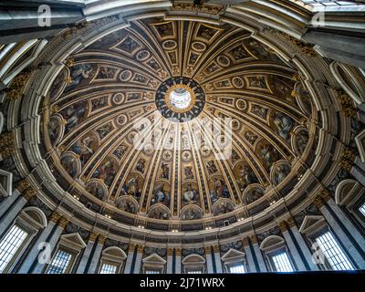 Kuppel, Petersdom, Vatikan, Rom, Italien Foto Stock