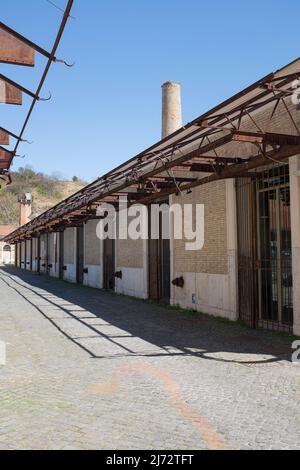 L'ex macello o Mattatoio Testaccio Rome Italy - ora uno spazio d'arte contemporanea Foto Stock