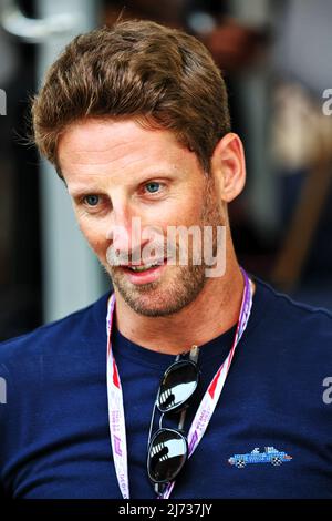 Miami, Florida, USA, 05/05/2022, Romain Grosjean (fra) driver dell'automobile Indy. 05.05.2022. Formula 1 World Championship, Rd 5, Miami Grand Prix, Miami, Florida, USA, giorno di preparazione. Il credito fotografico dovrebbe essere: XPB/Press Association Images. Foto Stock