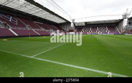 Heart of Midlothian Tynecastle Park Edinburgh.Scotland UK . 6th maggio 22. Foto Stock