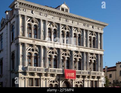 Italien Venedig Palazzo Vendramin-Calergi -422 am Canal Grande erb anf 16 JH v Mauro Codussi im Stil der toskan Renaissance 1883 Sterbehus Richard Wa Foto Stock