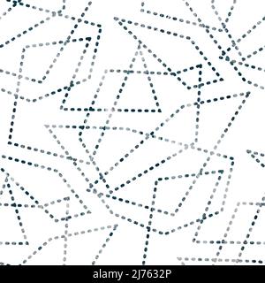 Design senza cuciture in blu marino e bianco grungo astratto per motivi di superficie senza cuciture per la stampa Foto Stock