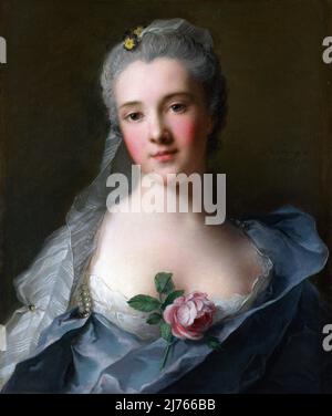 Manon Balletti di Jean-Marc Nattier (1685-1766), olio su tela, 1757 Foto Stock