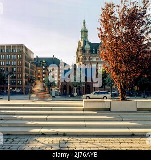 Piazza Dar-es-Salaam ad Amburgo Foto Stock