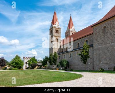 Reichenbach, il monastero Reichenbach am Regen è un monastero dei fratelli misericordiosi di San Giovanni di Dio nel comune di Reichenbach Foto Stock