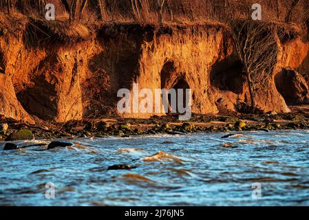 Impressione costiera a Timmendorf, isola del Mar Baltico Poel Foto Stock