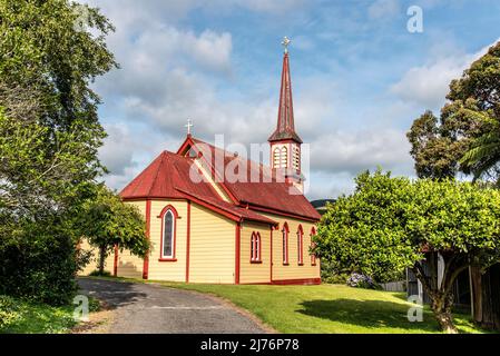 Chiesa di San Giuseppe a Gerusalemme, distretto di Whanganui della Nuova Zelanda Foto Stock