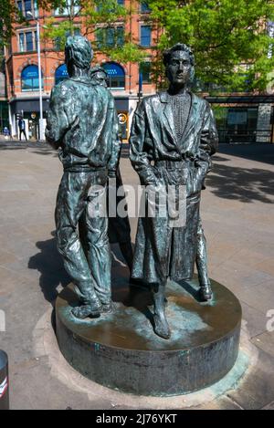 Quartetto di Richard Perry, Chapel Bar, Nottingham centro città, Notts Foto Stock