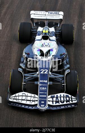 Miami, Stati Uniti. 06th maggio 2022. Yuki Tsunoda (JPN) AlphaTauri AT03. Gran Premio di Miami, venerdì 6th maggio 2022. Autodromo Internazionale di Miami, Florida, Stati Uniti. Credit: James Moy/Alamy Live News Foto Stock