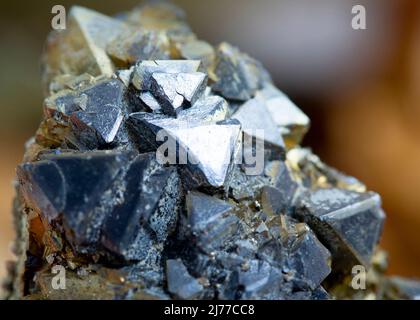 pirite minerale campione pietra roccia geologia gemma cristallo Foto Stock