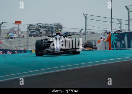 05/06/2022, Miami International Autodrome, Miami, FORMULA 1 CRYPTO.COM MIAMI GRAND PRIX , nella foto Nicholas Latifi (CAN), Williams Racing Foto Stock