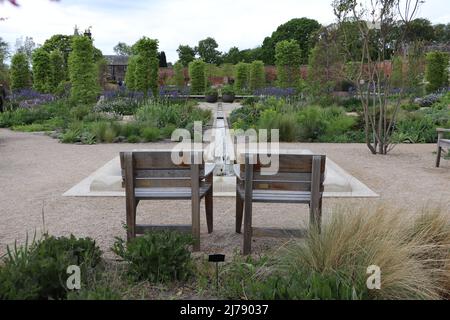 RHS Bridgewater Gardens Manchester Water Feature Foto Stock