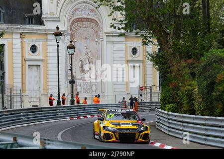 17 BERTHON Nathanael (fra), Comtoyou DHL Team Audi Sport, Audi RS 3 LMS, in azione durante il WTCR - gara di Francia 2022, 1st round della FIA World Touring Car Cup 2022, dal 7 al 8 maggio a Pau, Francia - Foto Gregory Lenormand / DPPI Foto Stock