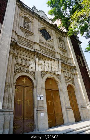 Parroquia Santa Rosa de Lima nel quartiere Codesa di Città del Messico, Messico. Foto Stock