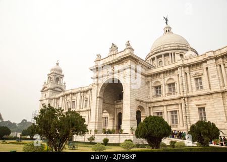 victoria Memorial, kolkata, bengala occidentale, india, dicembre 2019 Foto Stock