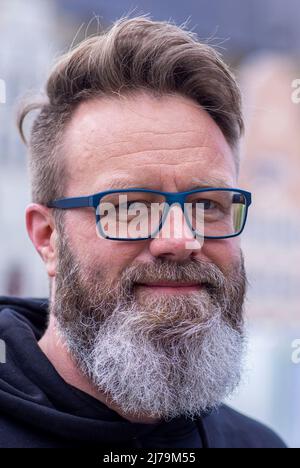 21 maggio 2021, Meclemburgo-Pomerania occidentale, Rostock: Claus Ruhe Madsen, il sindaco di Rostock. Foto: Jens Büttner/dpa Foto Stock